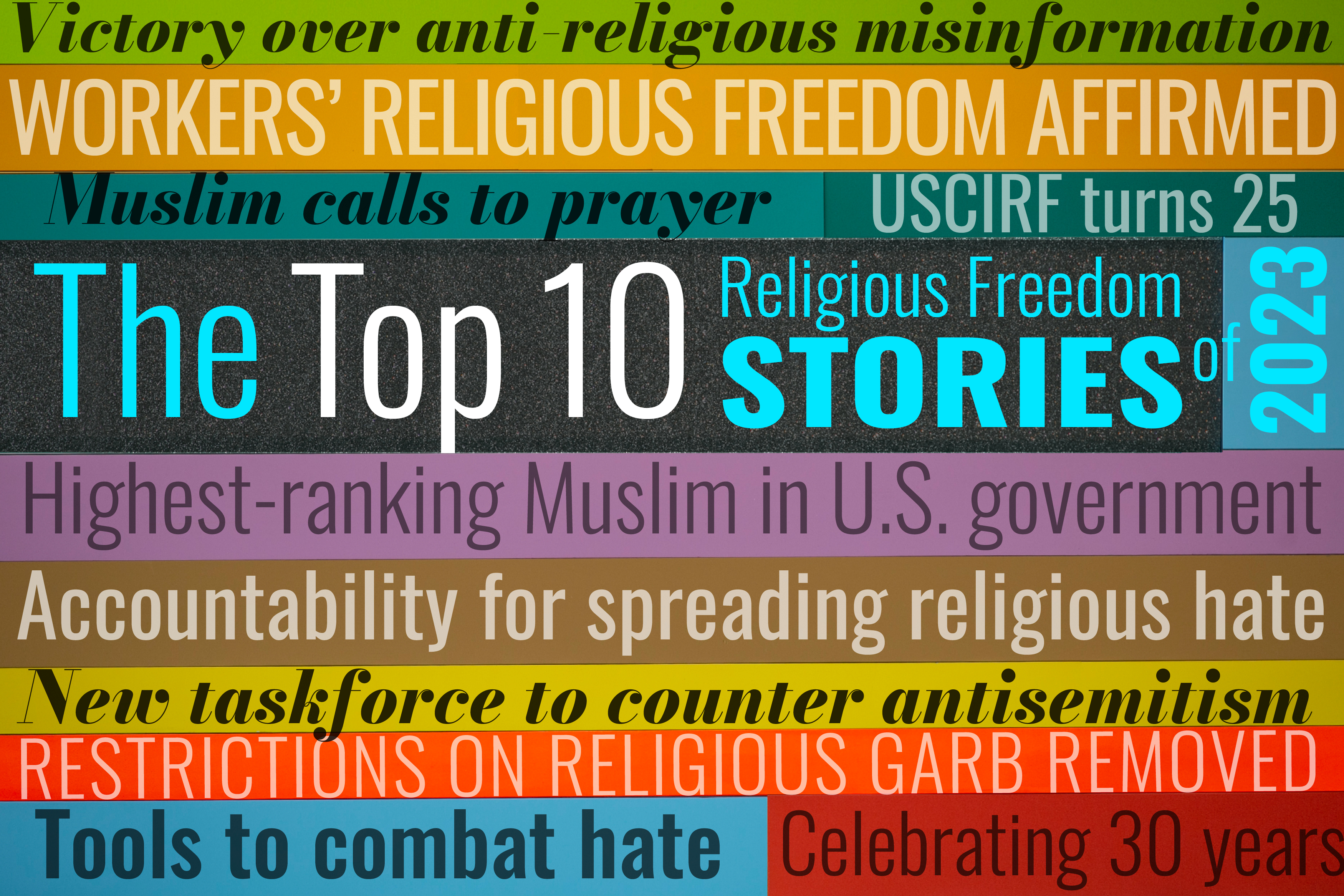 Las 10 principales historias sobre libertad religiosa de 2023 Las 10 principales historias sobre libertad religiosa de 2023