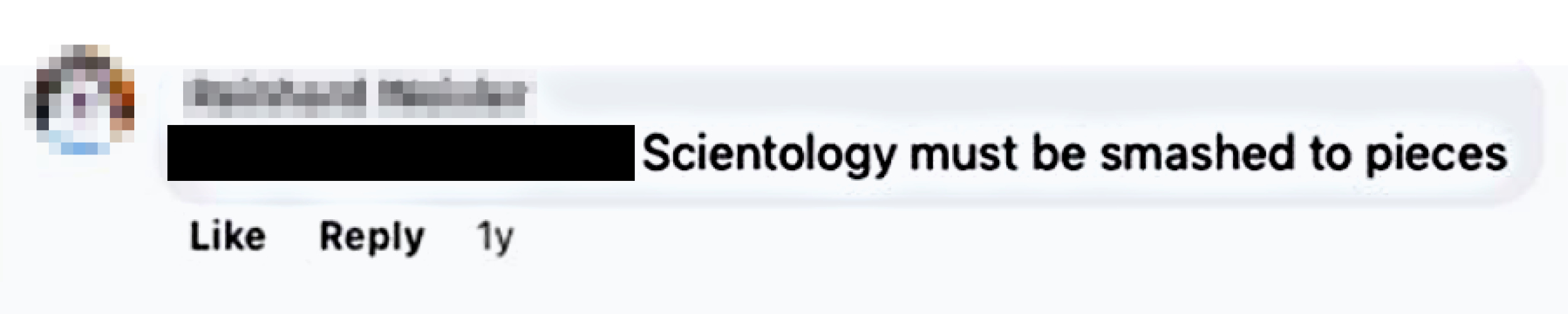 Este grupo secreto de odio contra la Cienciología tiene algunos miembros sorprendentes Mensaje de odio5