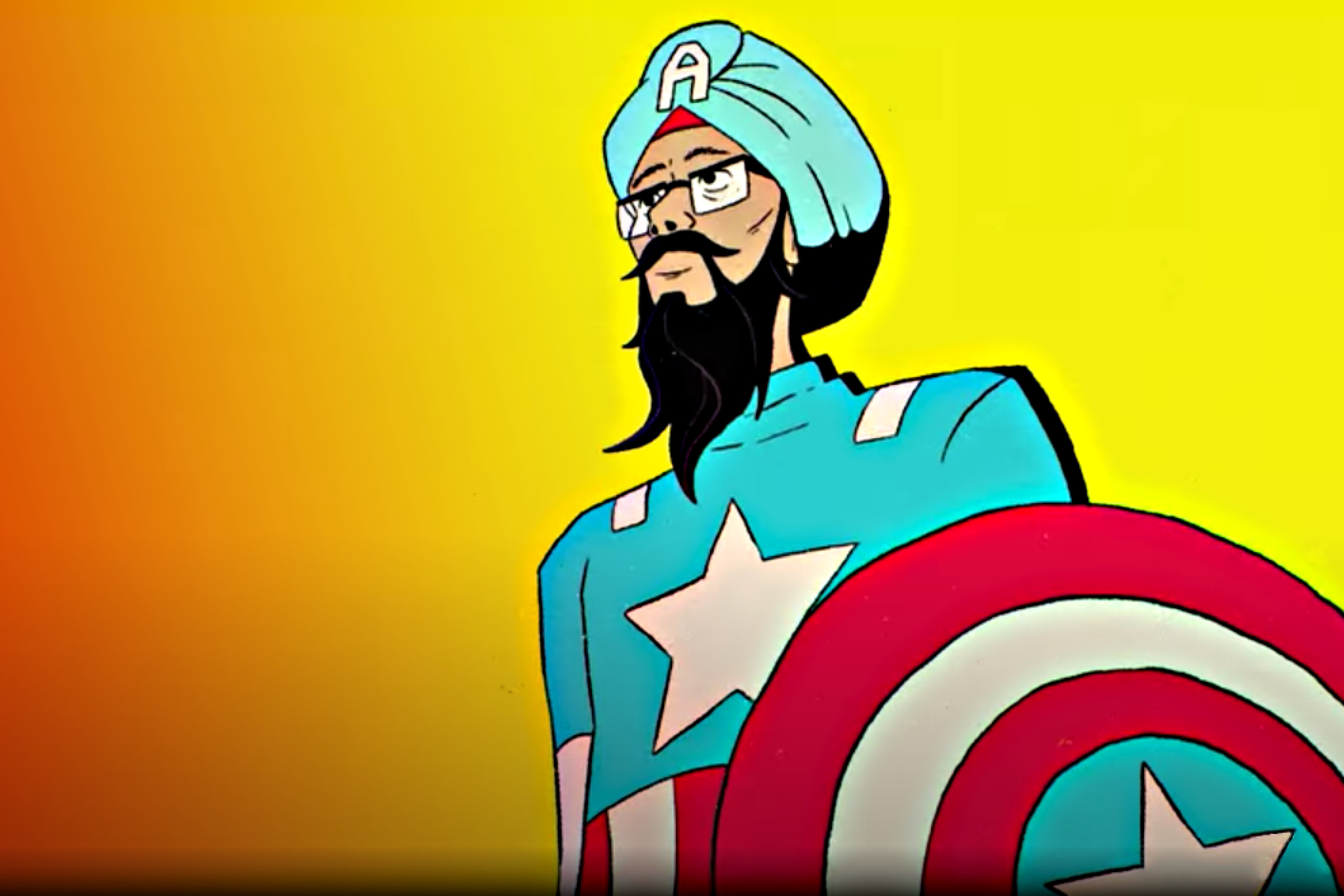 Sikh Captain America