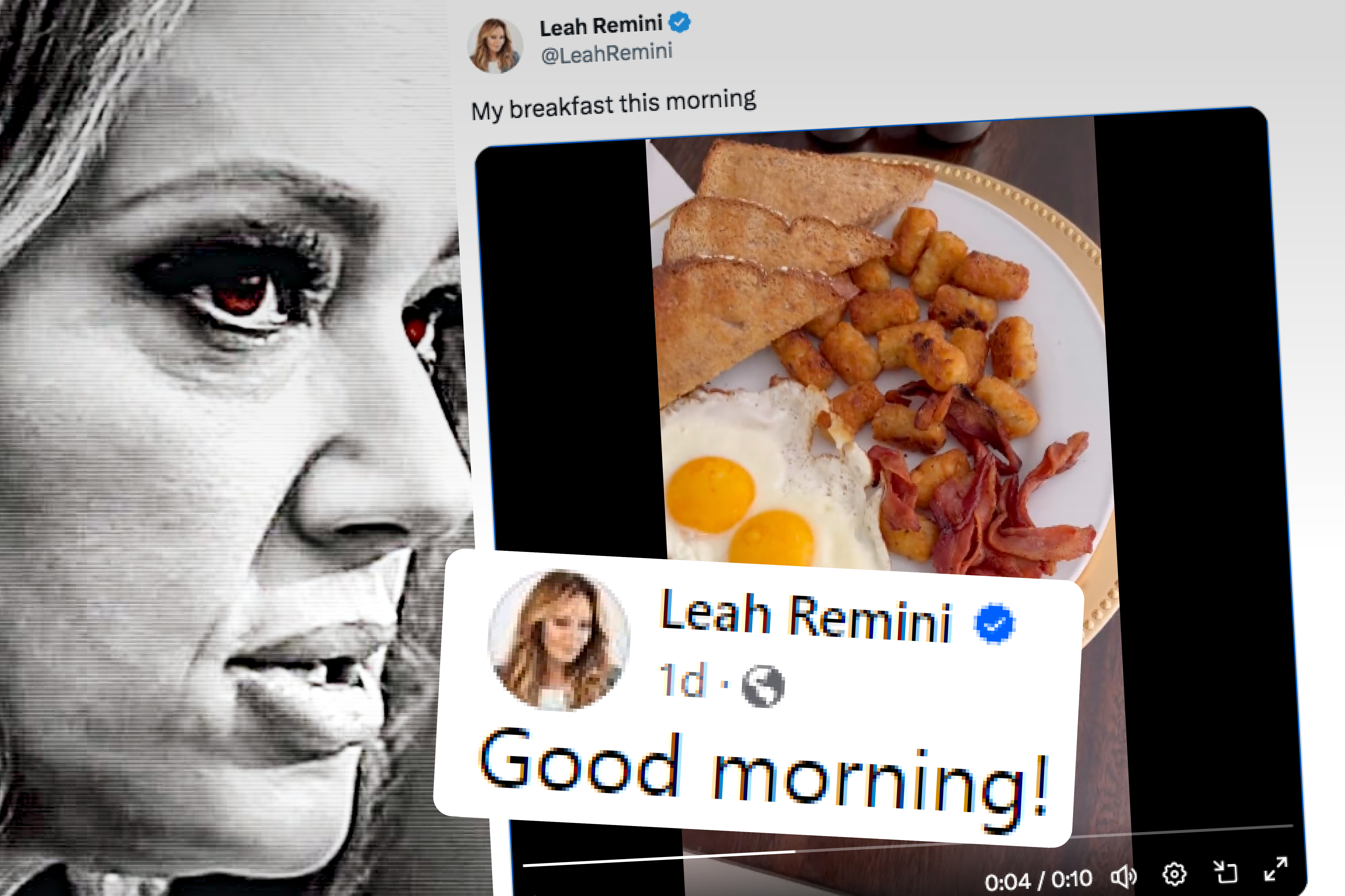 La rabiosa fanática Leah Remini finge afabilidad como control de daños por la imagen destruida La rabiosa fanática Leah Remini finge afabilidad como control de daños por la imagen destruida