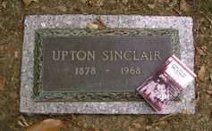 The grave of Upton Sinclair