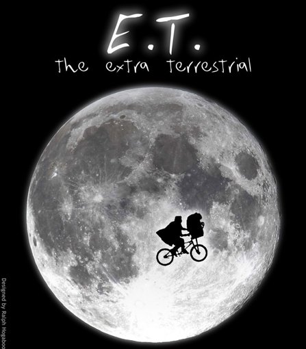 An image from a poster for ET