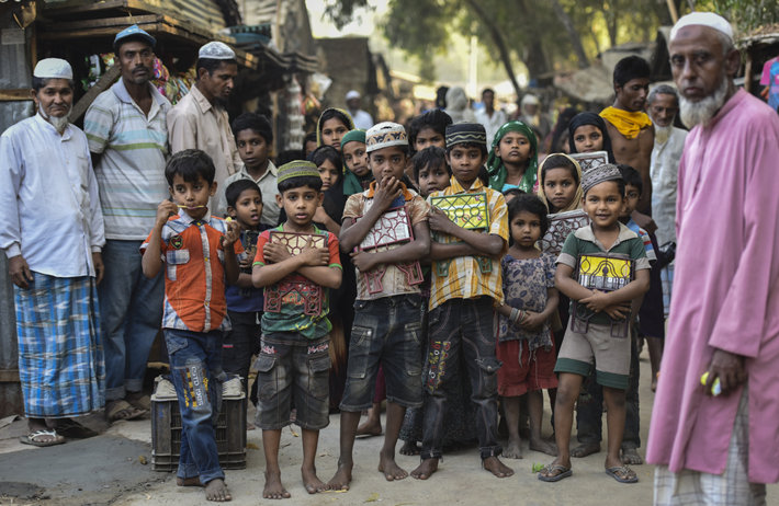 Rohingyan refugees.