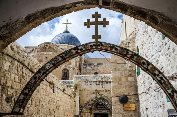 A shot of Via Dolorosa