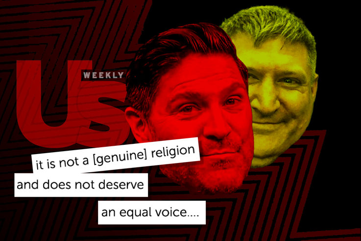 Dan Wakeford usa Us Weekly como un púlpito para promover el odio antirreligioso crudo Dan Wakeford usa Us Weekly como un púlpito para promover el odio antirreligioso crudo