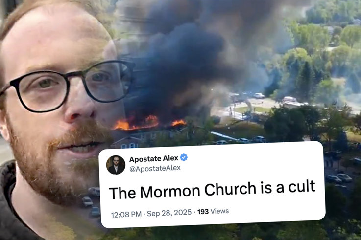Alex Barnes-Ross provoca odio contra los santos de los últimos días inmediatamente después del ataque fatal de la iglesia Alex Barnes-Ross provoca odio contra los santos de los últimos días inmediatamente después del ataque fatal de la iglesia