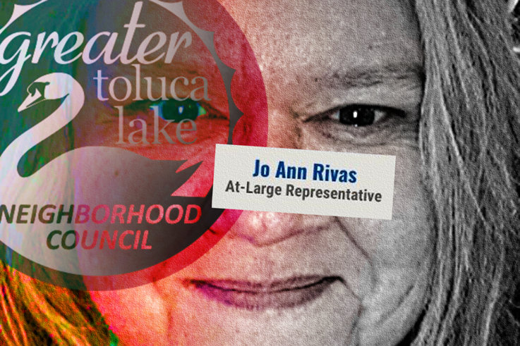 Jo Ann Rivas, del Consejo de Vecindarios de Toluca Lake, acoso a la comunidad que pretende representar para obtener sus propias ganancias Jo Ann Rivas, del Consejo de Vecindarios de Toluca Lake, acoso a la comunidad que pretende representar para obtener sus propias ganancias