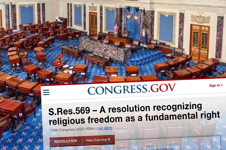 Líderes religiosos y académicos instan a que se apruebe una resolución del Senado sobre libertad religiosa Líderes religiosos y académicos instan a que se apruebe una resolución del Senado sobre libertad religiosa
