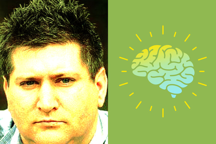 Marc Headley, por un cerebro, se ve a ver al mago Marc Headley, por un cerebro, se ve a ver al mago
