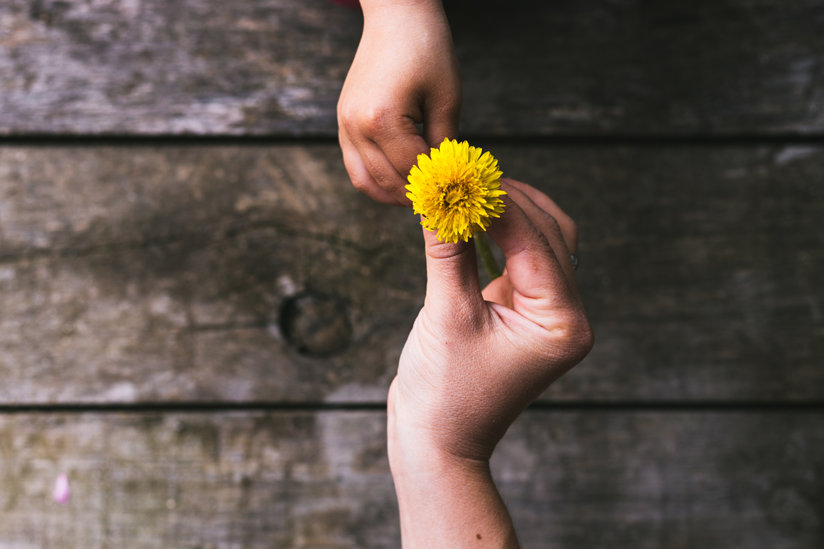 Exchange of a flower