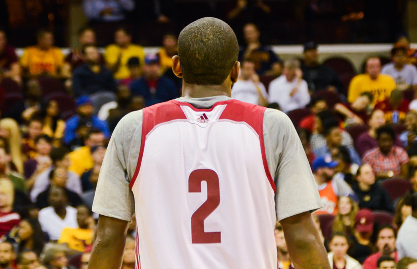 Back of basketball player