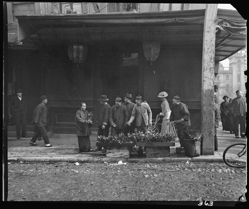 A lily vendor