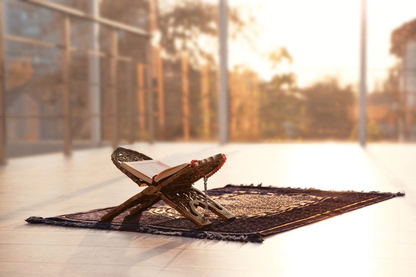 A book stand and mat