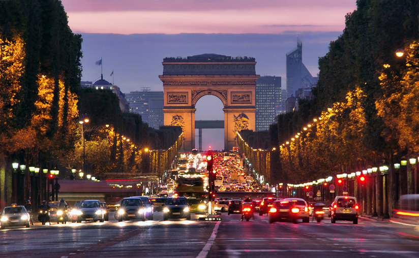 Champs-Elysee in France
