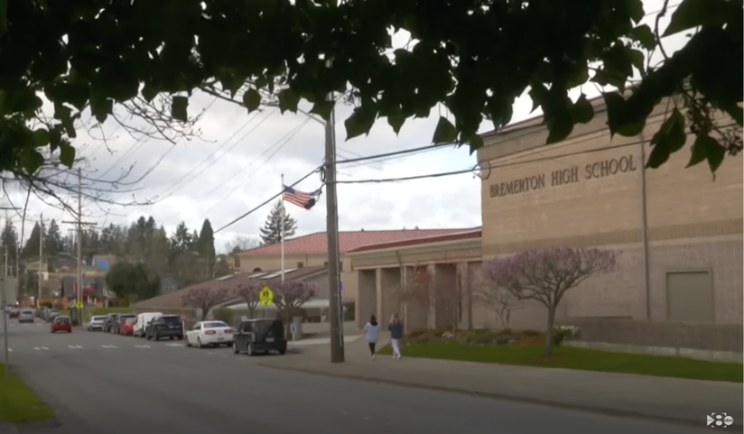 High school building