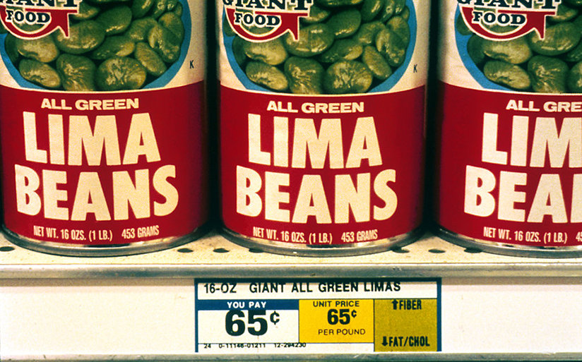 Lima beans cans